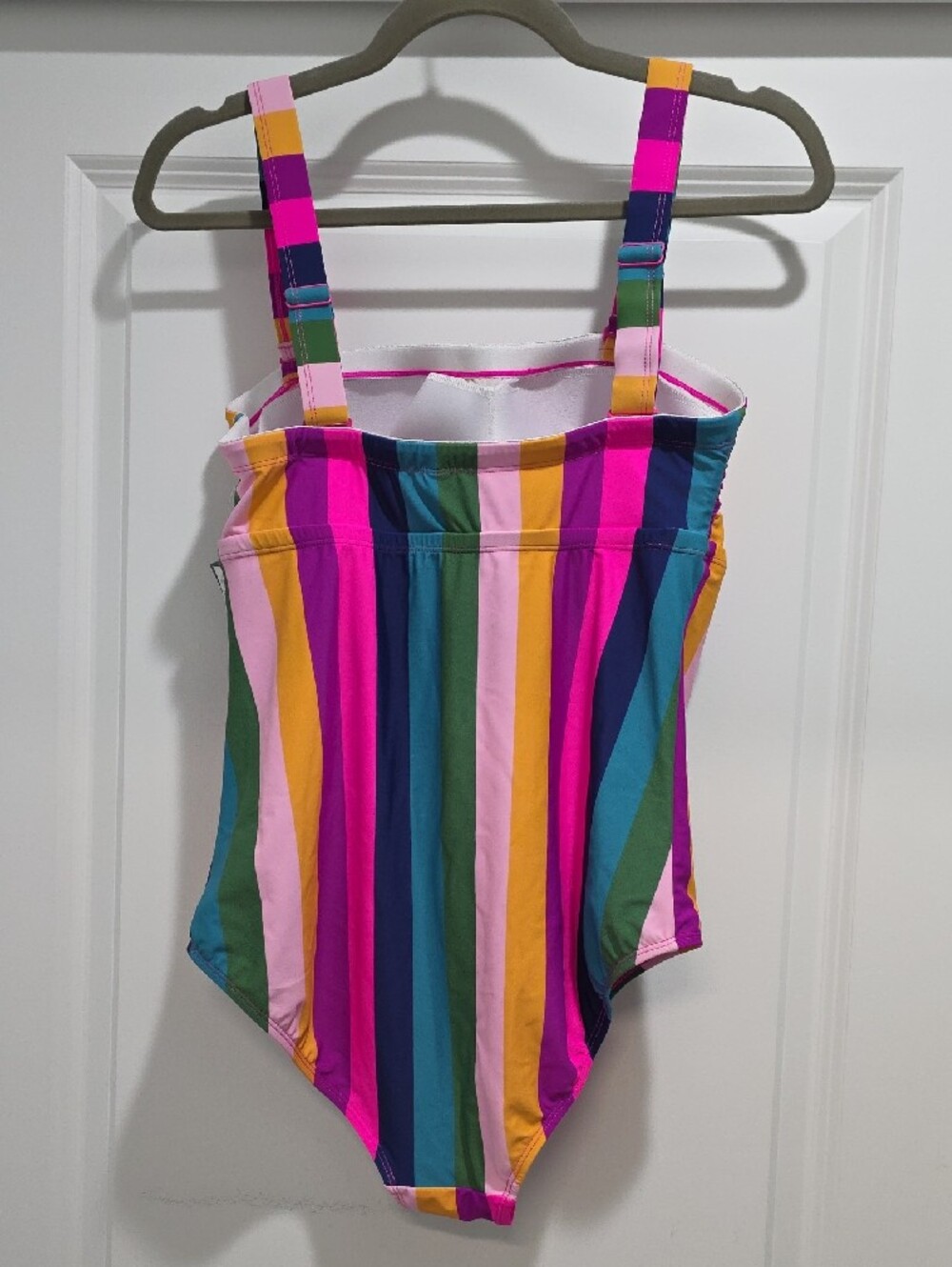torrid Multicolor Stripe One-Piece Swimsuit And Kimono 2-Piece Set - Picture 3 of 8